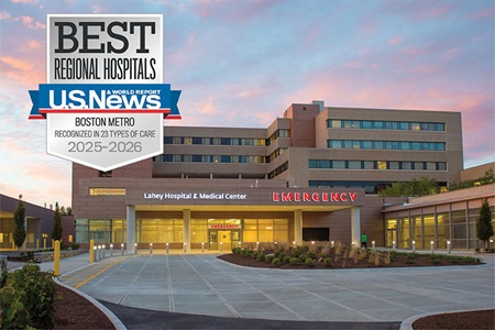 Lahey US News Recognition Logo