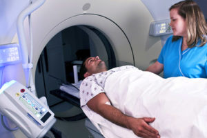 patient undergoing lung cancer screening