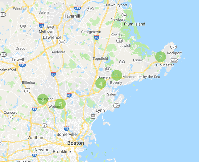 map of locations within the Cancer Institute