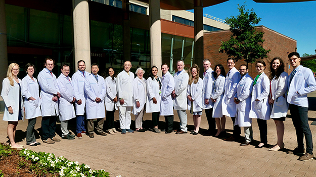 Lahey Hospital & Medical Center's Plastic and Reconstructive Surgery Residents. Image taken Pre-Covid.