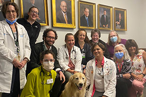 The Lahey Palliative Care team with Zesty