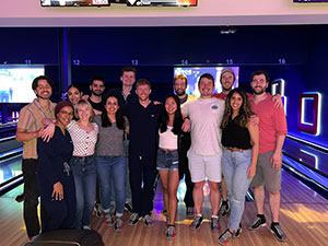 Anesthesiology residents bowling