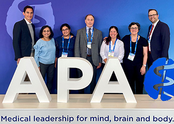 Lahey Psychiatry Residency team at the APA conference